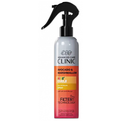 EVA ADVANCED CARE CLINIC KIDS' CURLS AVOCADO & MARSHMALLOW CURL DETANGLING SPRAY 185 ML